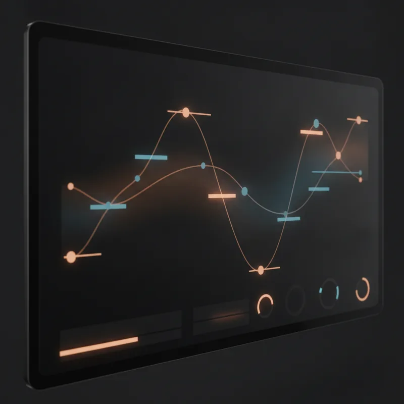 KI-gestütztes Marktsignal-Dashboard mit Live-Trendchart und Konfidenzwerten